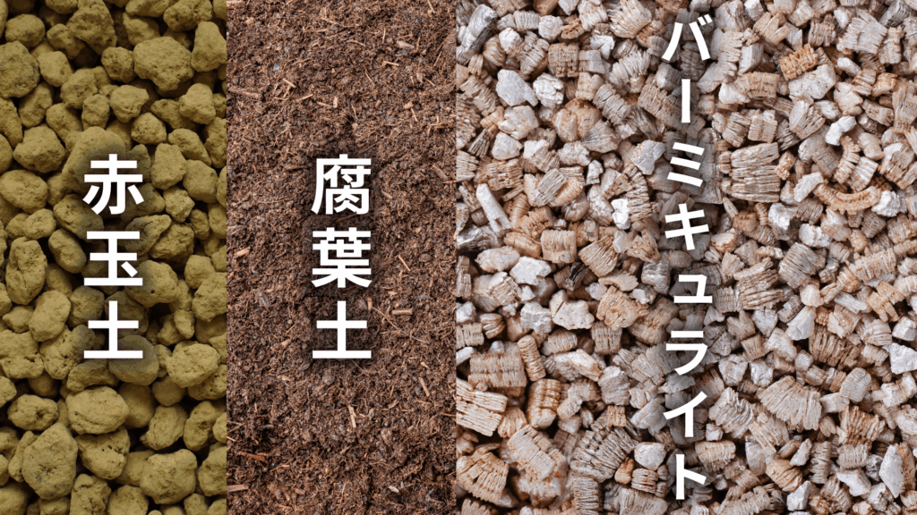 グリーンアラレアの土の配合比率