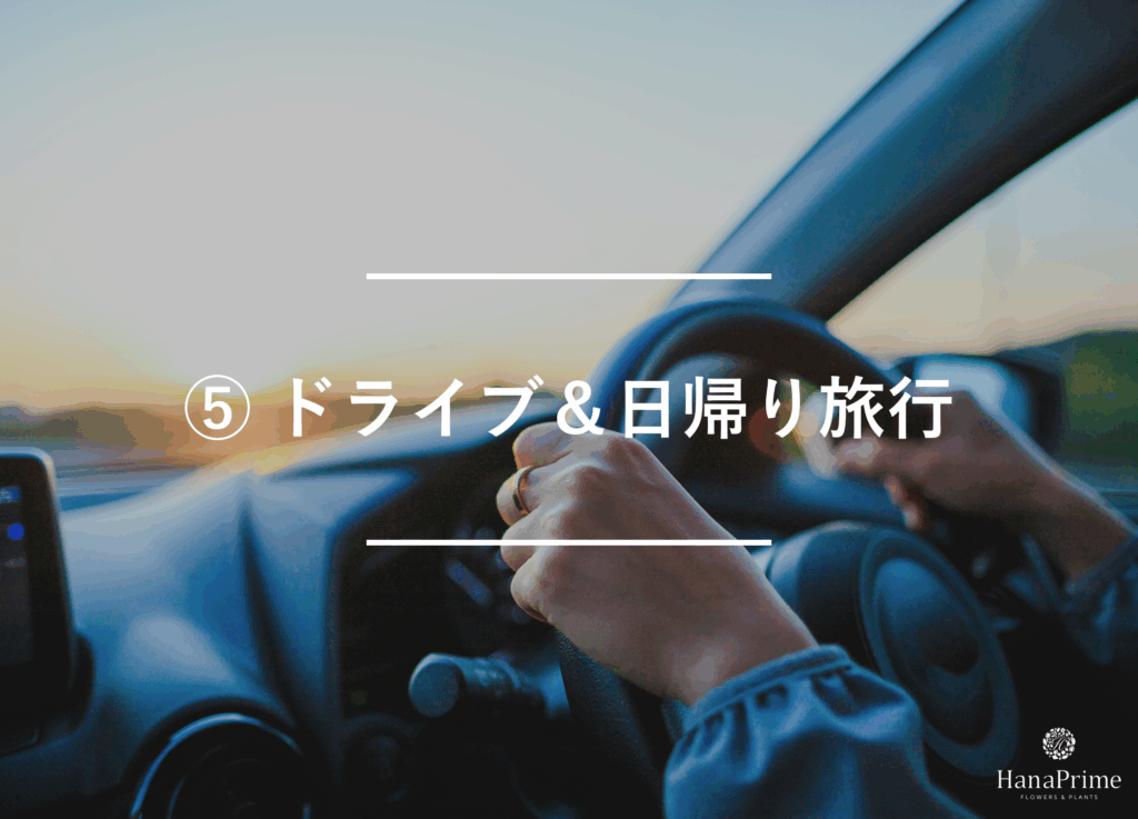 ⑤ ドライブ＆日帰り旅行