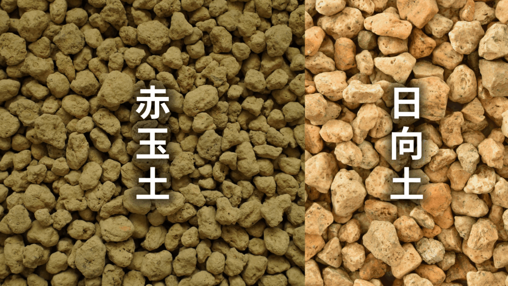 赤玉土 6：日向土（軽石）4
