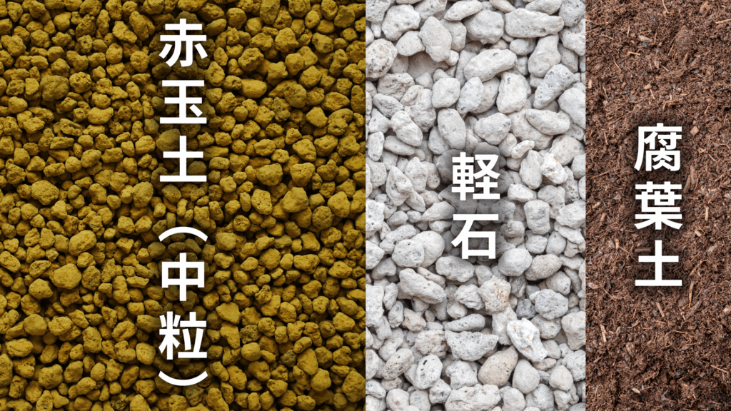 ミルクブッシュの土の配合比率