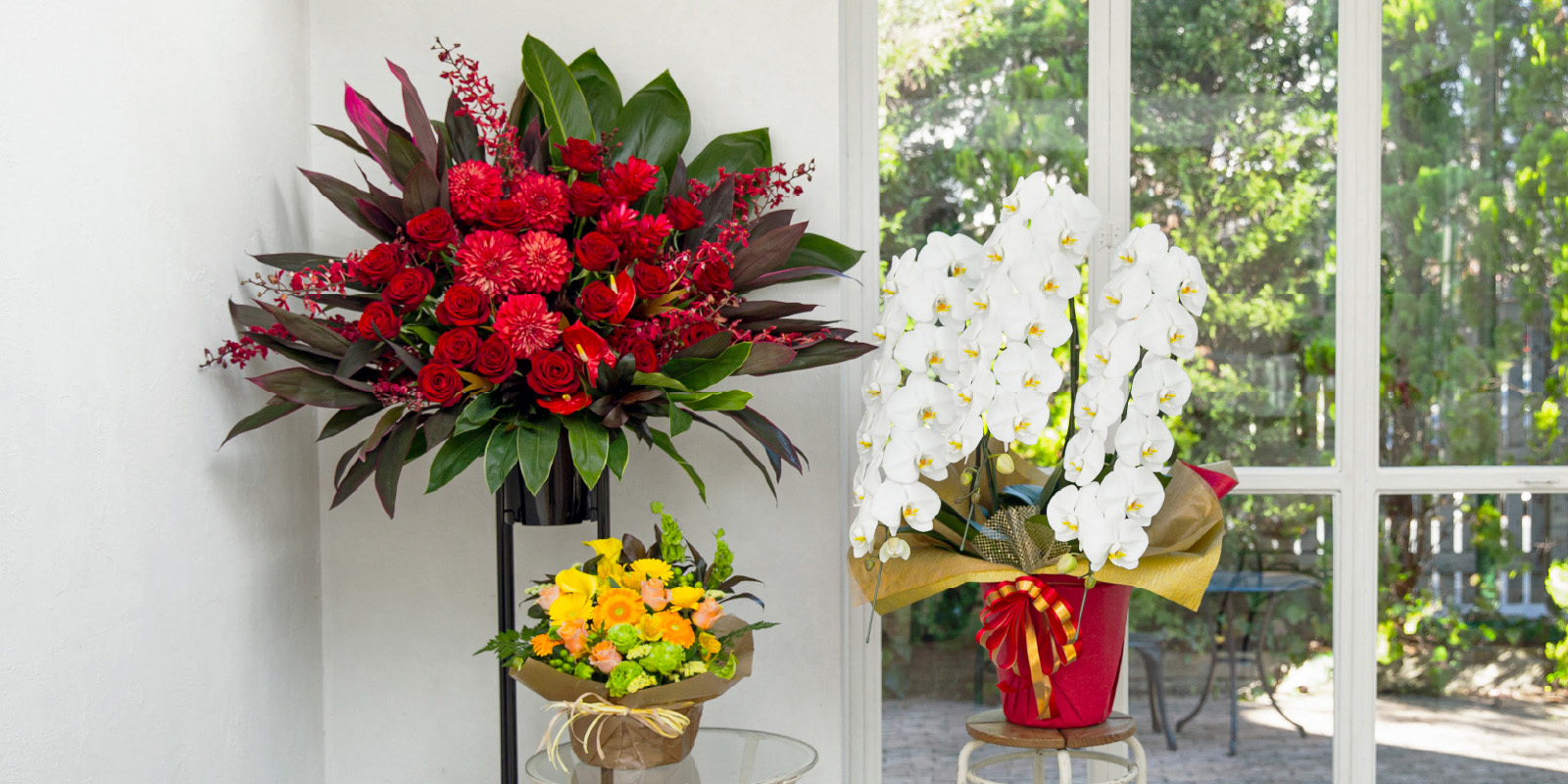 お祝いに贈るお花