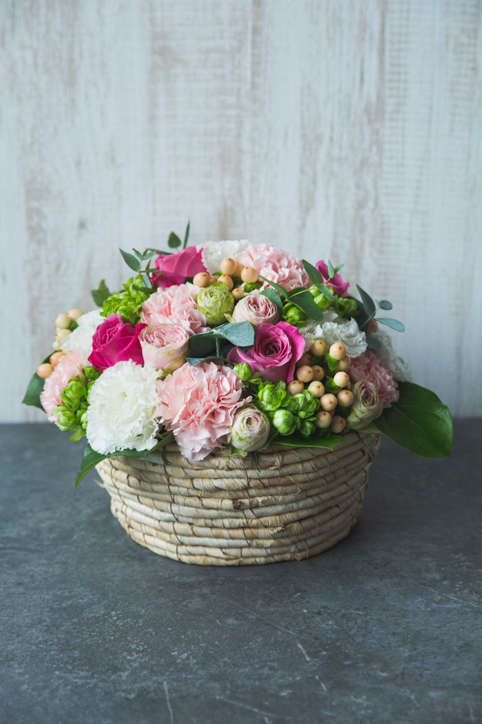 フラワーアレンジメント ラウンド #1104 size:100の写真4枚目