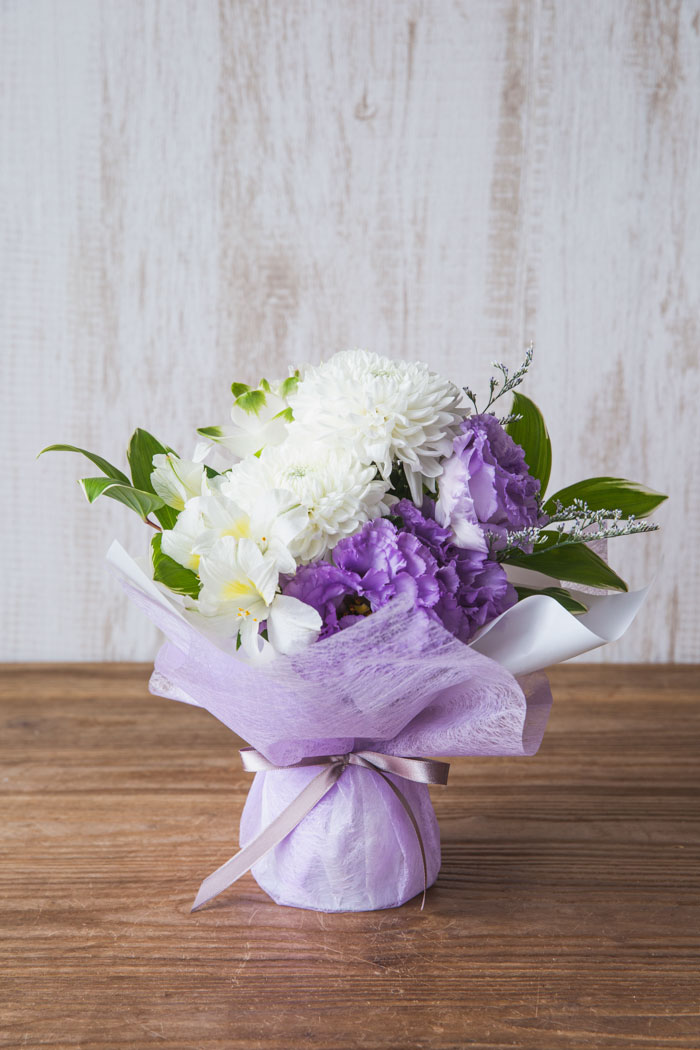 そのまま飾れる供花 花束 #1120 size:80の写真3枚目