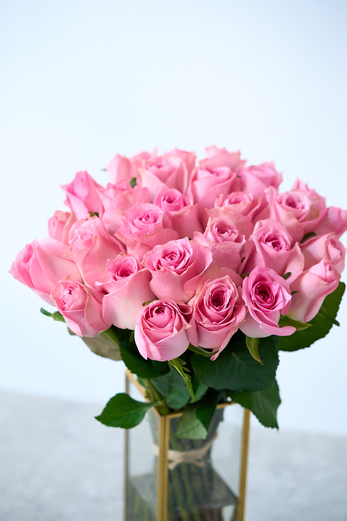 花束 ローズブーケ バラ 30本 #1128 size:100 PNKの写真3枚目