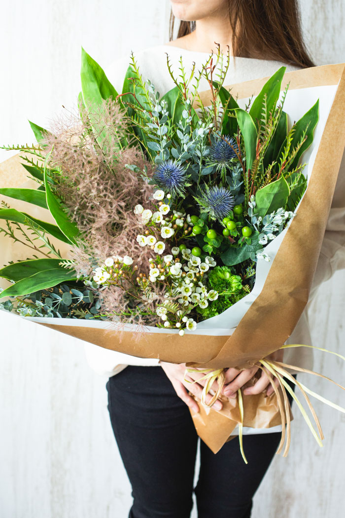 グリーン系の花束を探す 公式 Hanaprime 花と植物のギフト通販