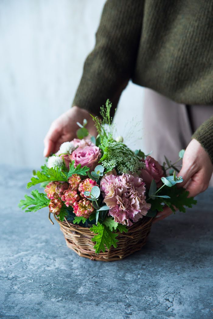 フラワーアレンジメント ラウンド #1282 size:60の写真3枚目