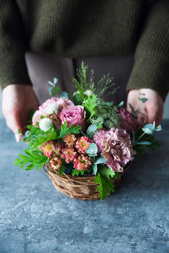 フラワーアレンジメント ラウンド #1282 size:60の写真4枚目