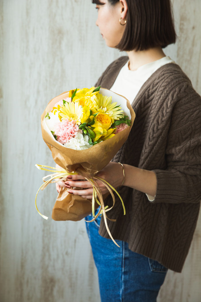 花束 ラウンドブーケ #1306 size:80の写真2枚目