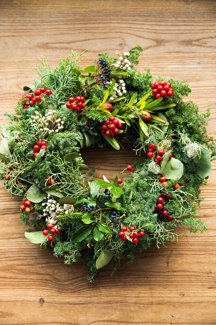 クリスマス限定 フレッシュ生クリスマスリース 1338 公式 Hanaprime 花と植物のギフト通販