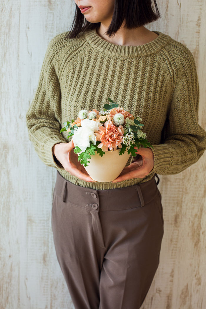 フラワーアレンジメント ラウンド #1362 size:60