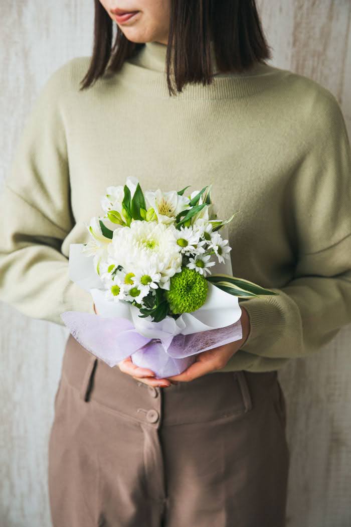 供花 そのまま飾れる花束 #1445 size:60の写真2枚目