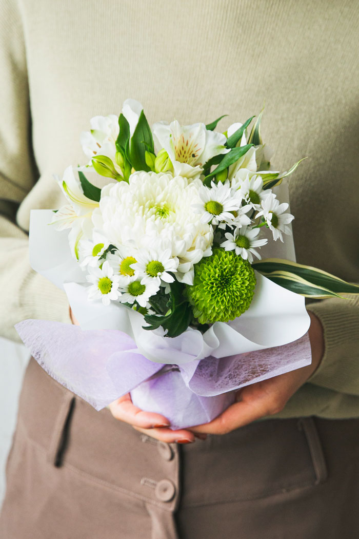 供花 そのまま飾れる花束 #1445 size:60の写真1枚目