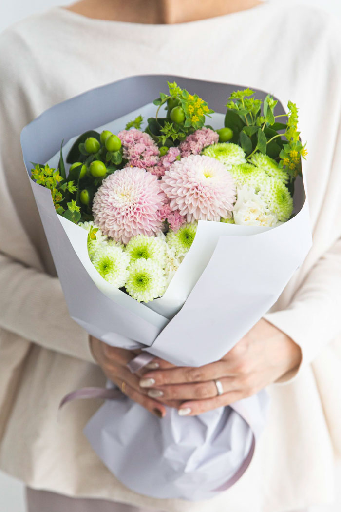 供花 花束 対 #1454 size:80の写真2枚目