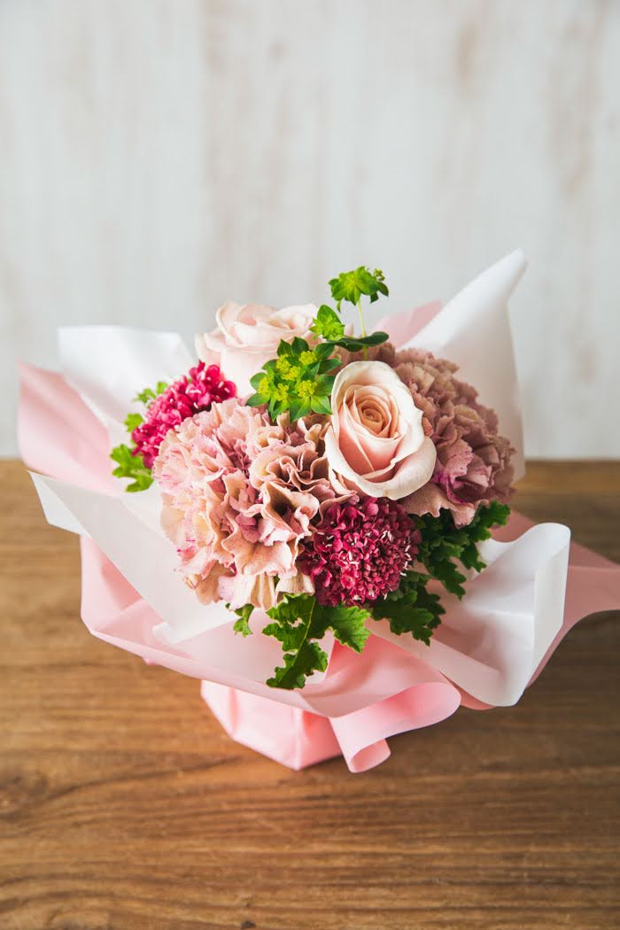 花束 そのまま飾れるブーケ #1459 size:60 PNKの写真2枚目