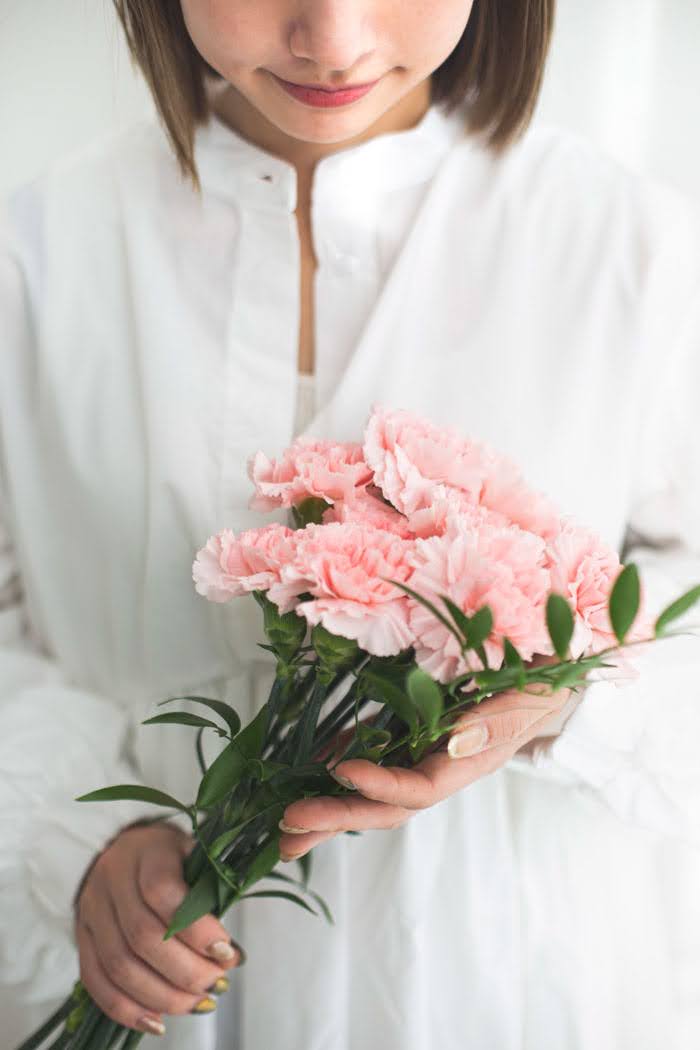 スタンダード カーネーション 大輪 ピンク 品種おまかせ 3本　size:80