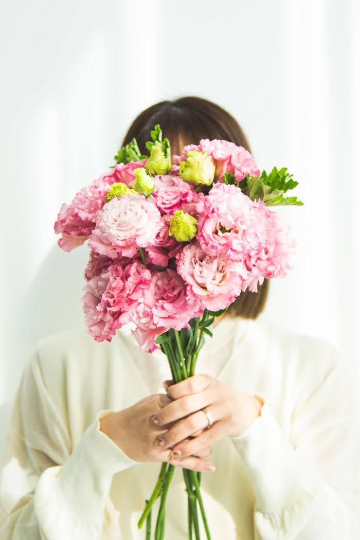 トルコキキョウ ピンク (モンローピンク)　5本～　size:100の写真3枚目