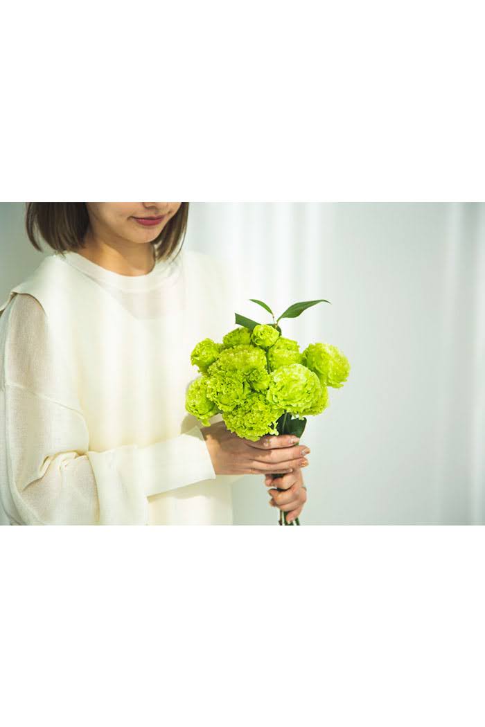 トルコキキョウ グリーン (アンバーダブルモヒート)　5本～　size:100の写真9枚目
