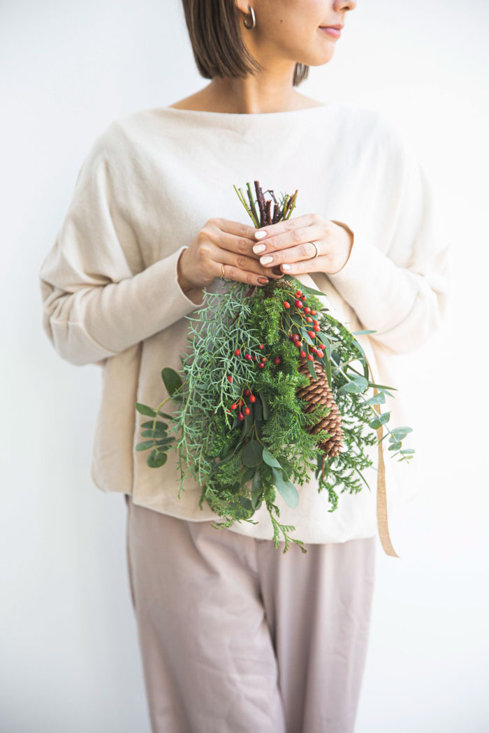 クリスマス限定商品 スワッグ #1634 size:60