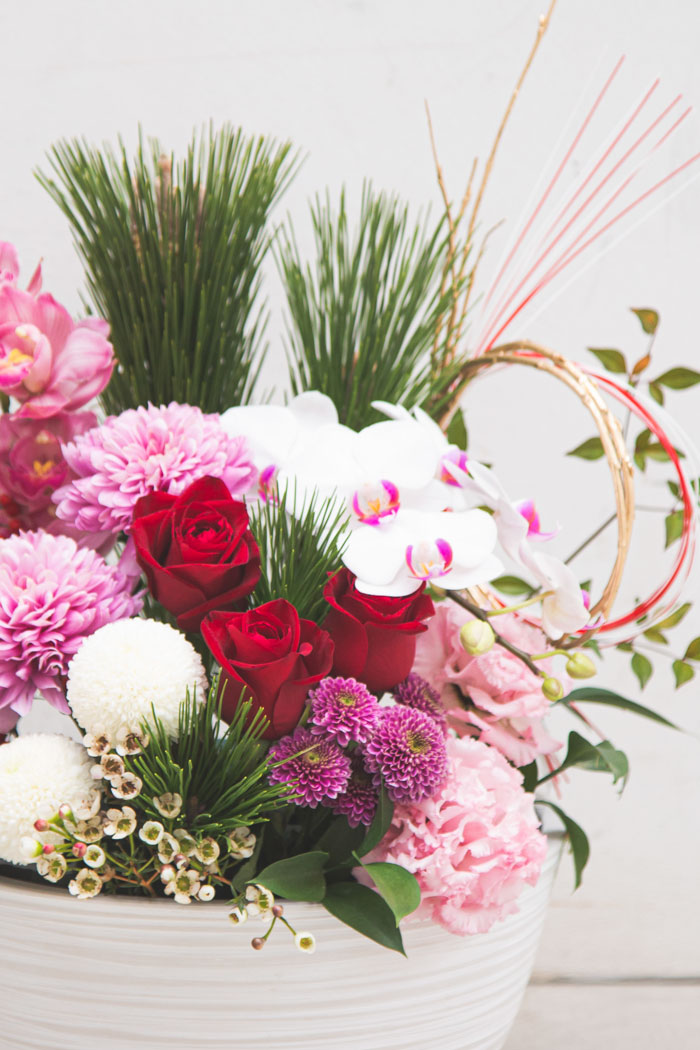 お正月限定 アレンジメント  #1660 size:120の写真3枚目