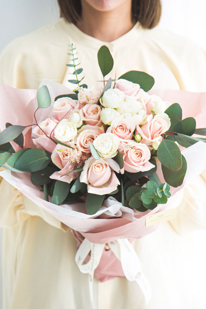 花束 ラウンドブーケ #1674 size:100の写真3枚目