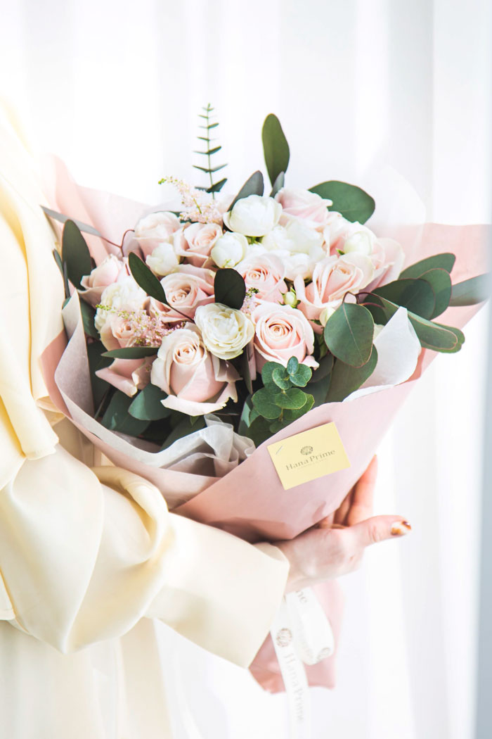 花束 ラウンドブーケ #1674 size:100｜HanaPrime（ハナプライム）