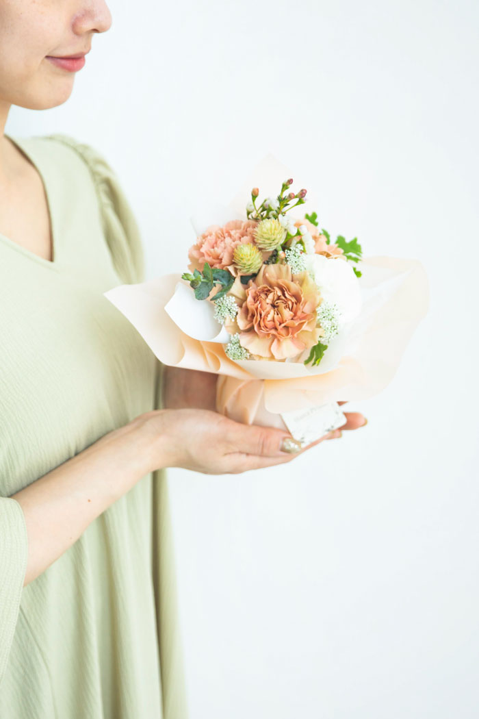 そのまま飾れる花束 #1686 size:60 YEL｜HanaPrime（ハナプライム）