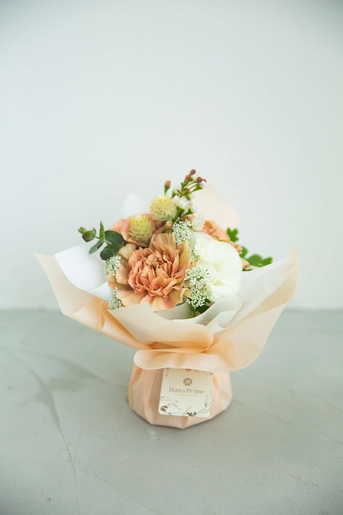 そのまま飾れる花束 #1686 size:60 YEL｜HanaPrime（ハナプライム）