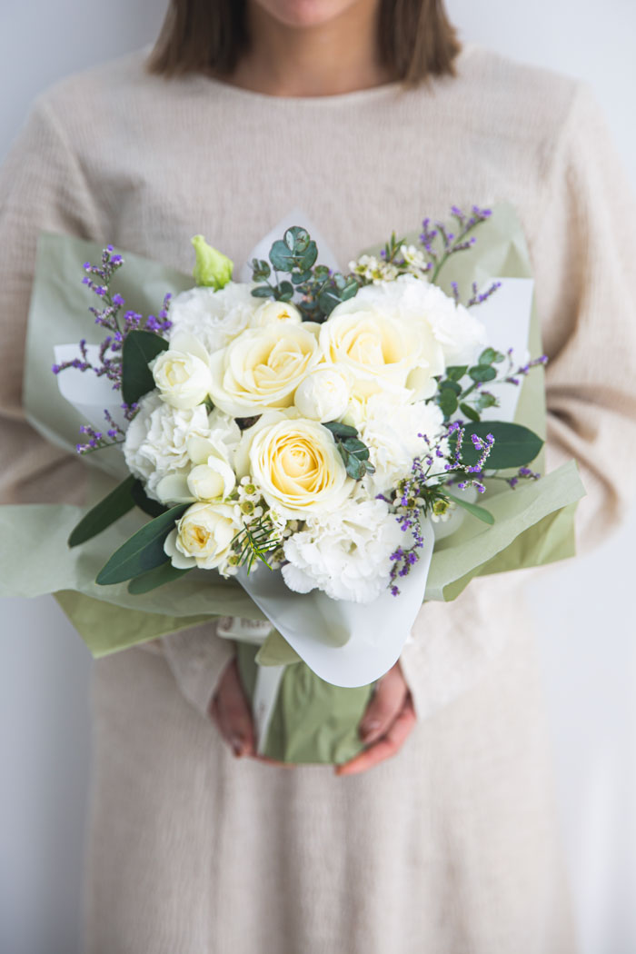 そのまま飾れる花束 #1687 size:100 WHT