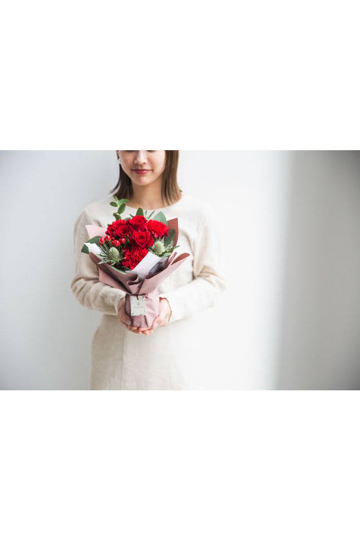 そのまま飾れるブーケ #1711 size:80 REDの写真5枚目