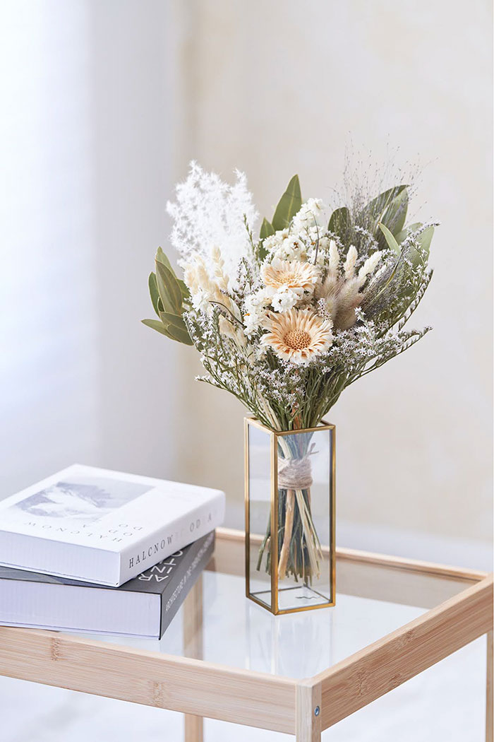 ドライブーケ ホワイトグリーン size:80 #1770の写真3枚目