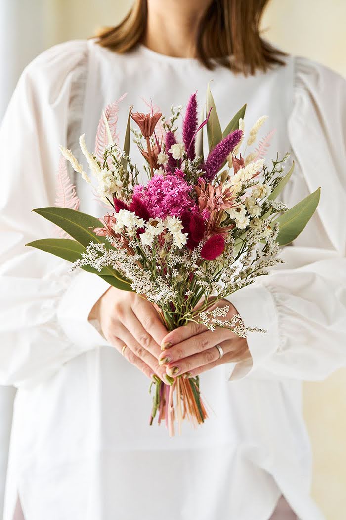 ドライブーケ ピンクレッド size:80 #1775の写真1枚目