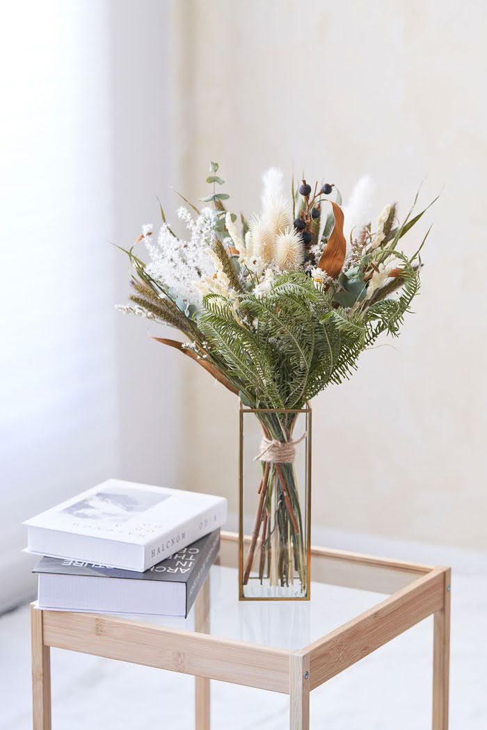 ドライブーケ ホワイトグリーン size:100 #1776の写真3枚目