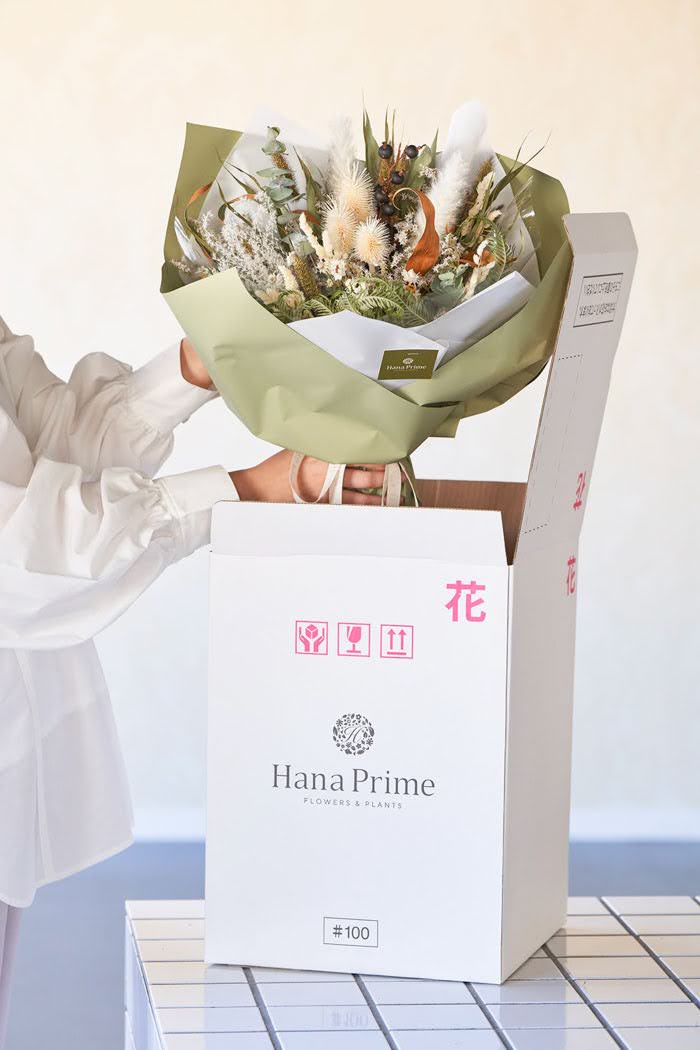 ドライブーケ ホワイトグリーン size:100 #1776｜HanaPrime