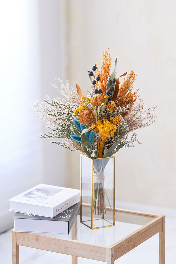 ドライブーケ イエローオレンジ size:100 #1779の写真3枚目