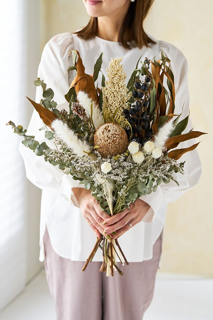 ドライブーケ ホワイトグリーン size:120 #1781