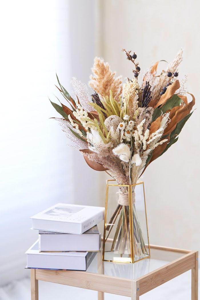 ドライブーケ ホワイトベージュ size:120 #1782の写真3枚目