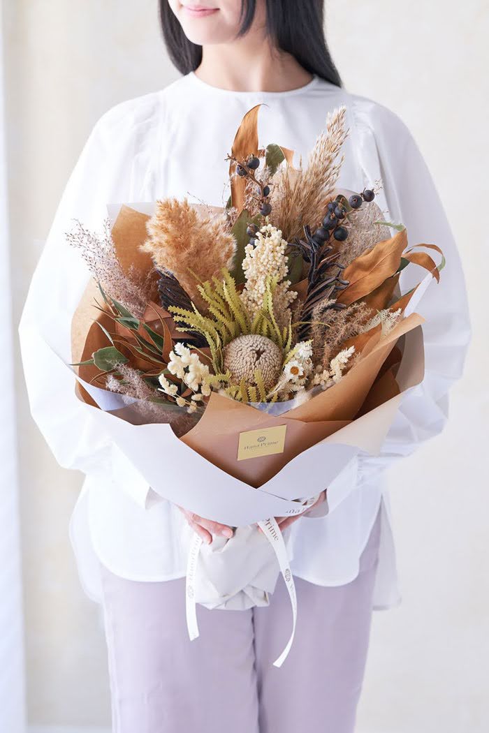 ドライブーケ ホワイトベージュ size:120 #1782