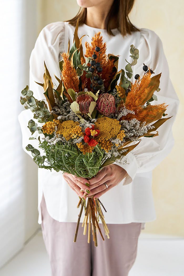 ドライブーケ イエローオレンジ size:120 #1784