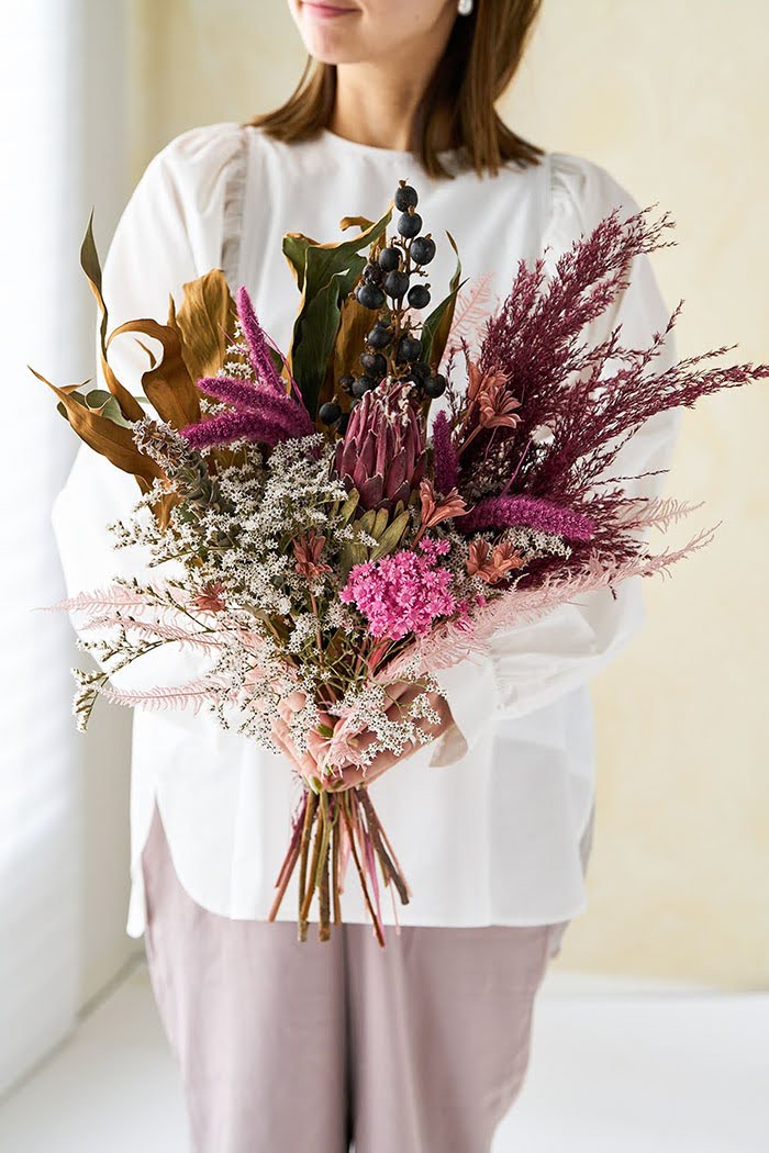 ドライブーケ ピンクレッド size:120 #1785