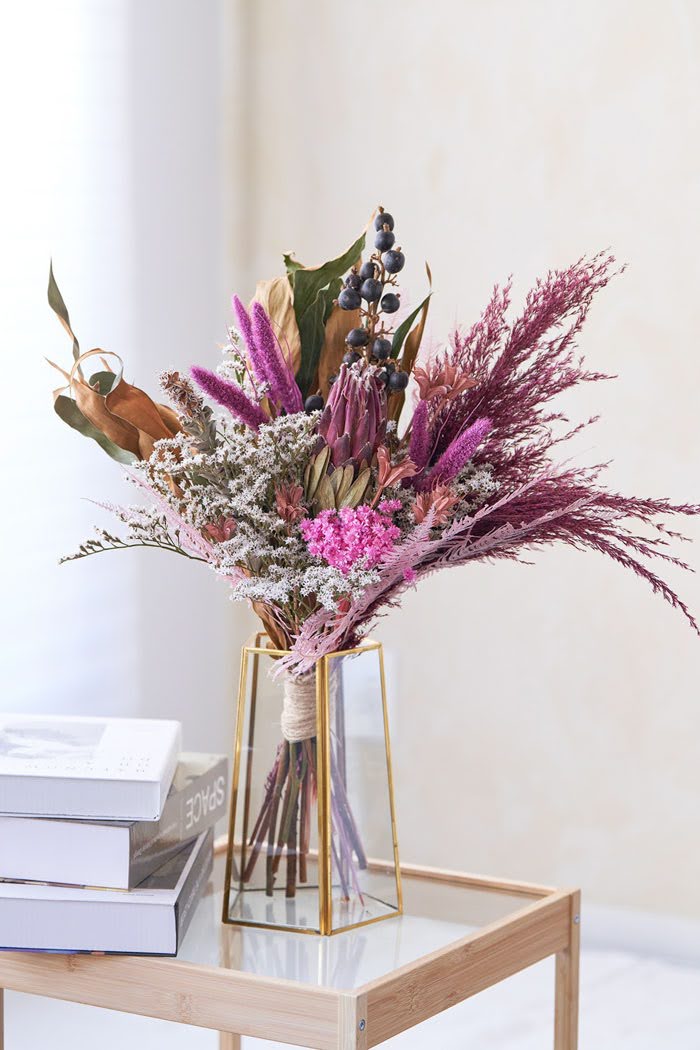 ドライブーケ ピンクレッド size:120 #1785の写真3枚目