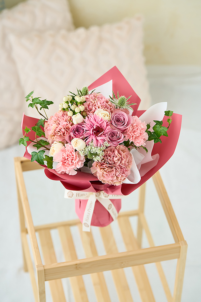 母の日 Special そのまま飾れる花束 #1861 size:L くすみPINK