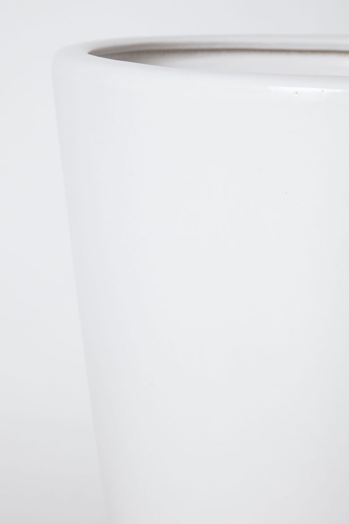 鉢カバー モダンPR1 ホワイト（8号鉢）の写真2枚目