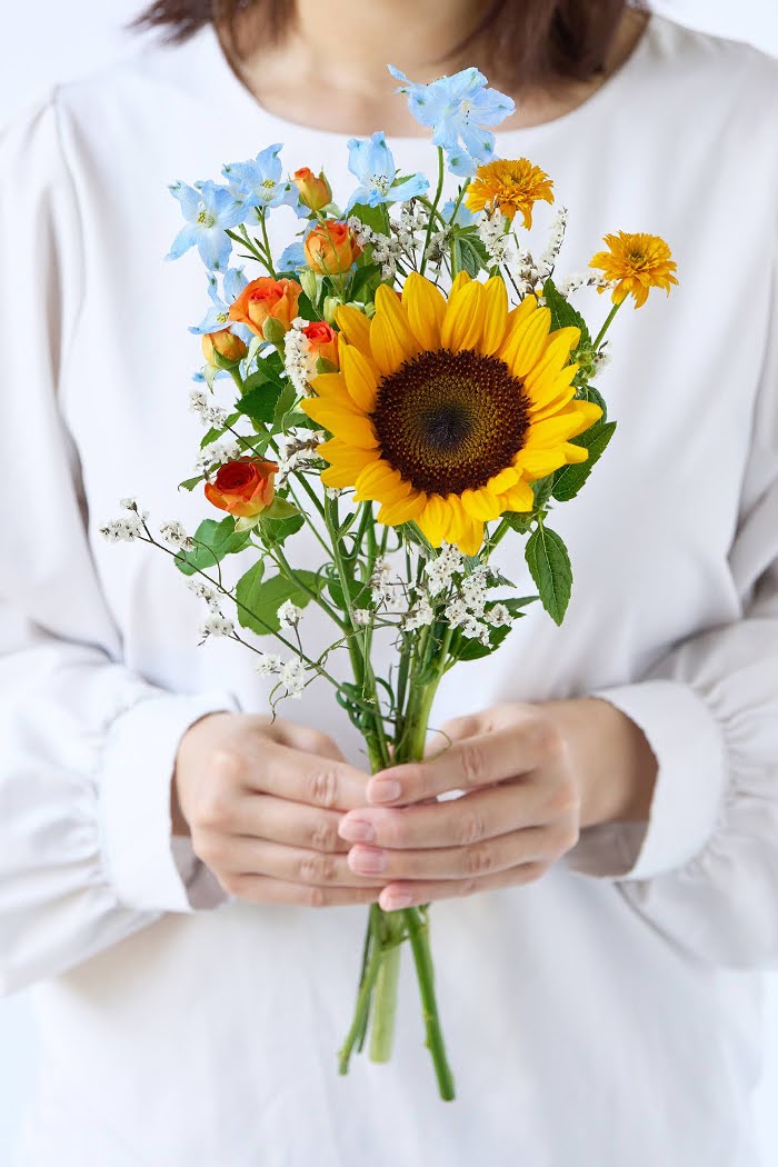 自宅用 季節のお花 980円セット #1888