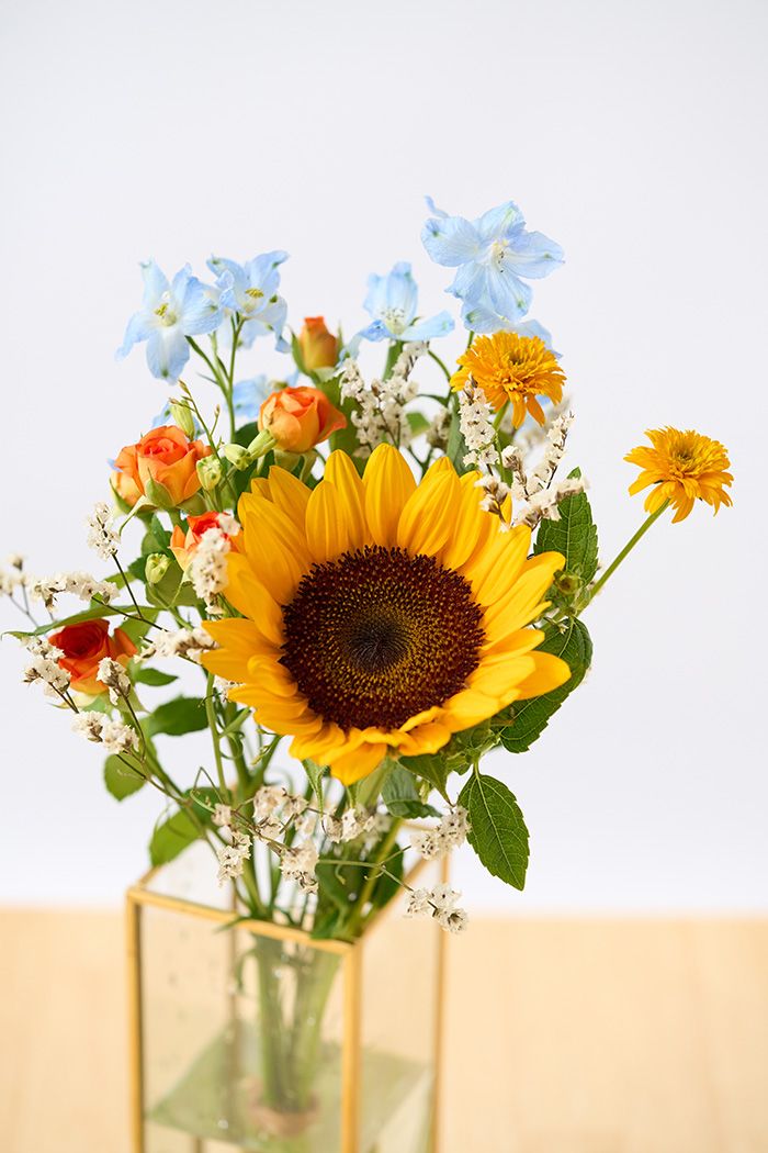 自宅用 季節のお花 980円セット #1888