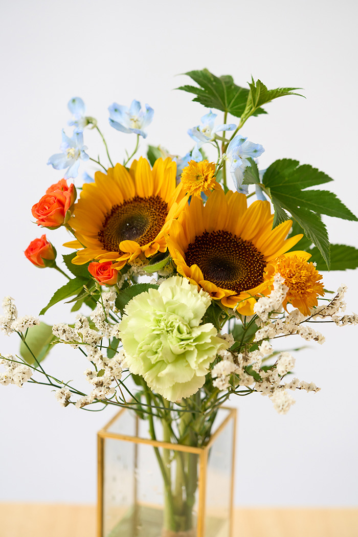 自宅用 季節のお花 1,480円セット #1891