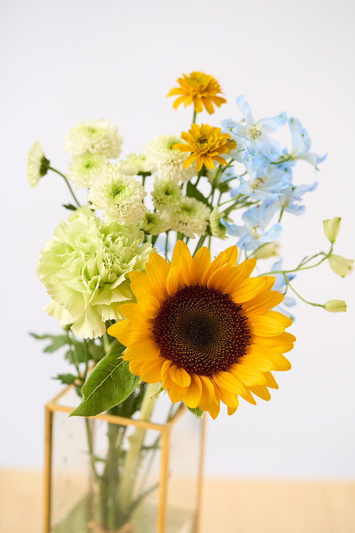 自宅用 お供え・お悔やみの花 980円セット #1893の写真2枚目