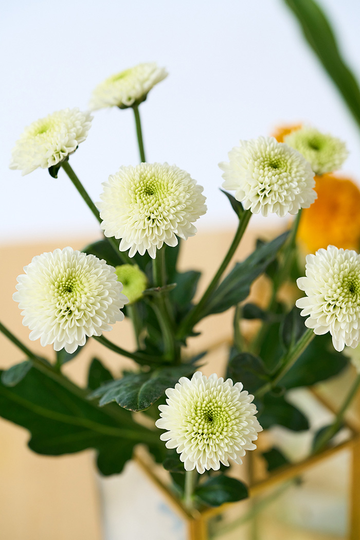 自宅用 お供え・お悔やみの花 980円セット #1906の写真3枚目