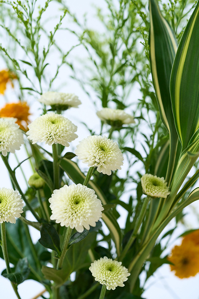 自宅用 お供え・お悔やみの花 1,480円セット #1907の写真3枚目