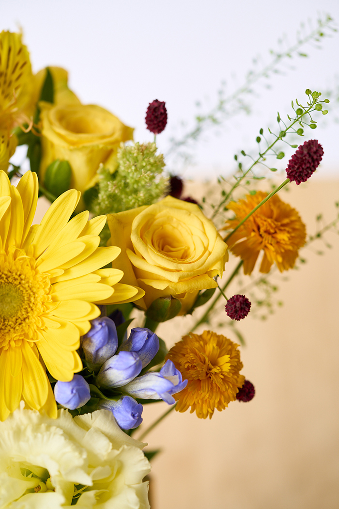 花束 季節のブーケ  イエロー #1912 size:80の写真6枚目