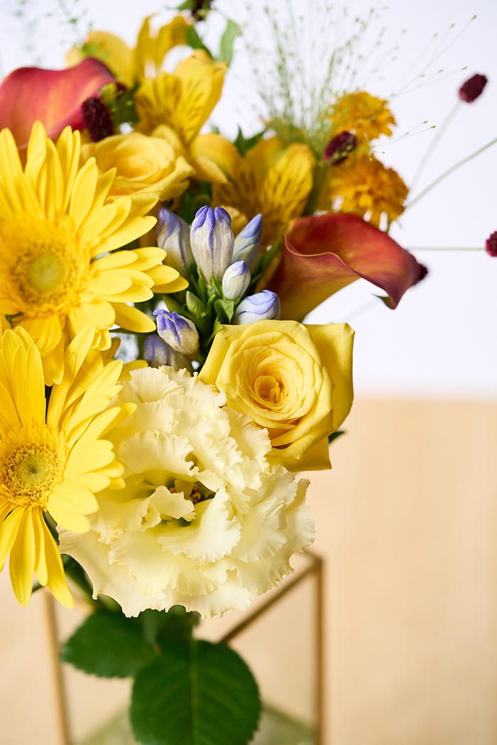 花束 季節のブーケ  イエロー #1913 size:100の写真6枚目